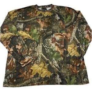 Vintage Camo Shirt Men XL Pocket Tee‎ Advantage Timber Y2K 00s Hunt Retro Adult